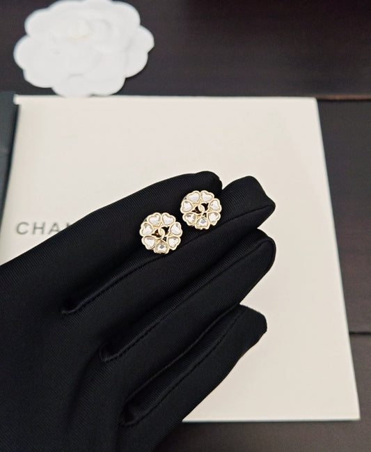 Love water diamond earrings