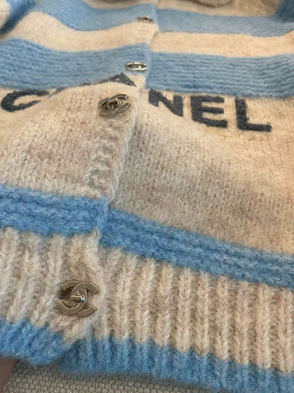 New striped cardigan (vintage series)