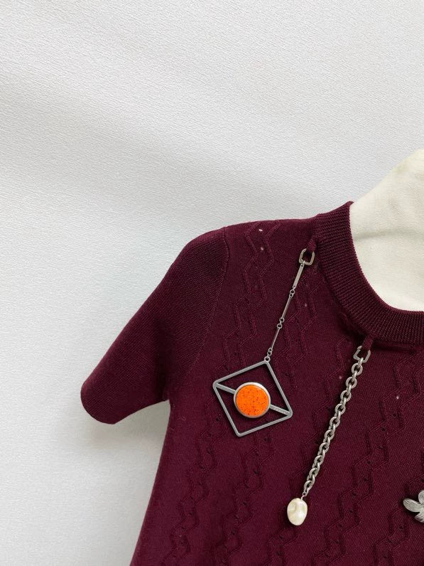 25fw Pendant ornament short sleeved