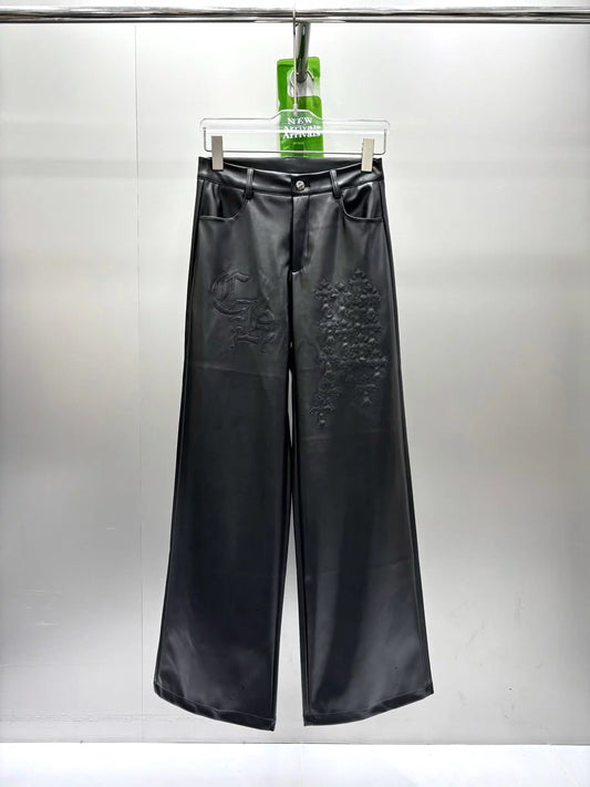 Plant protein leather pants