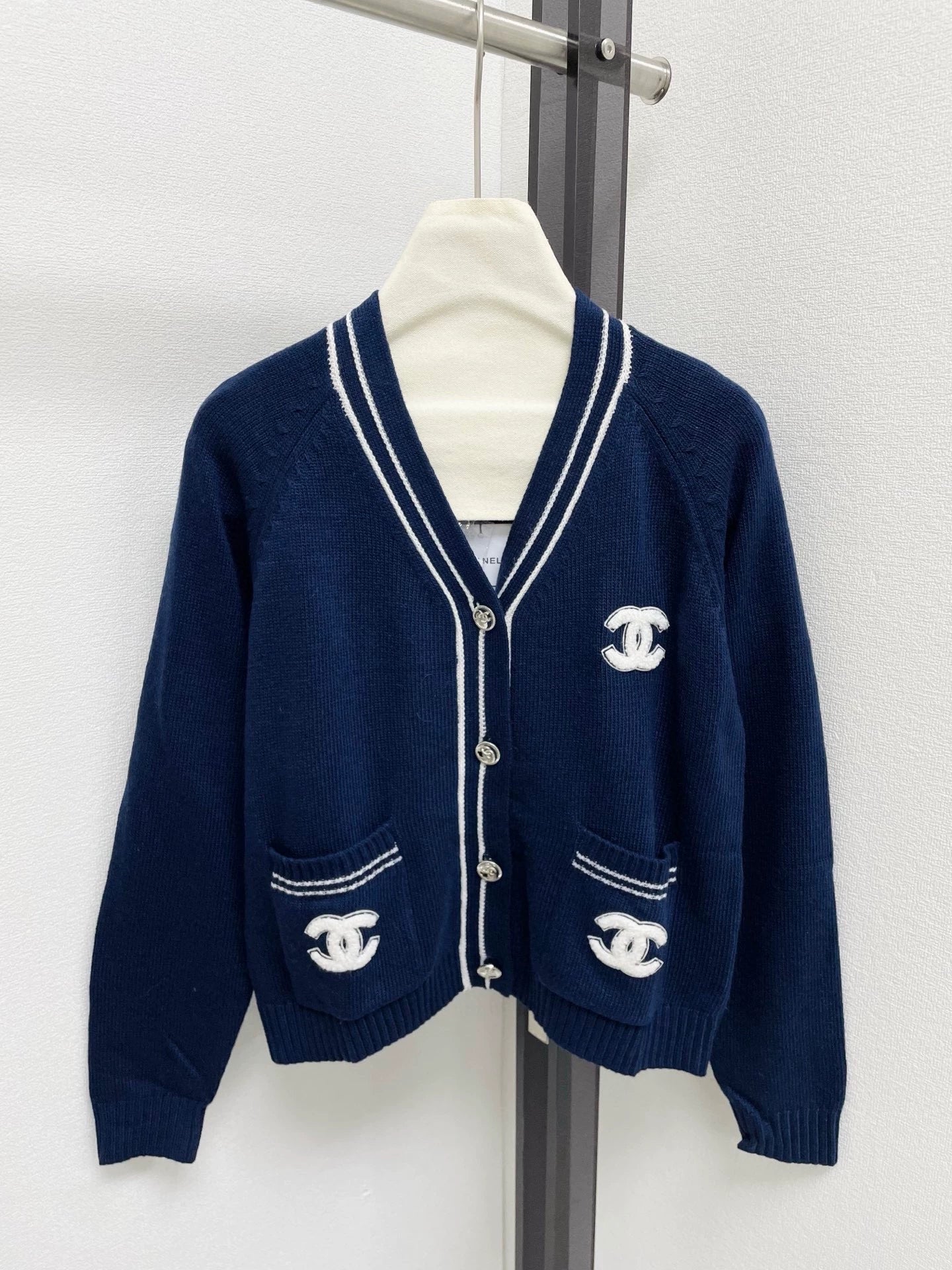 Double C Knitted Cardigan