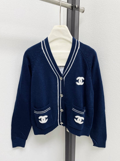 Double C Knitted Cardigan