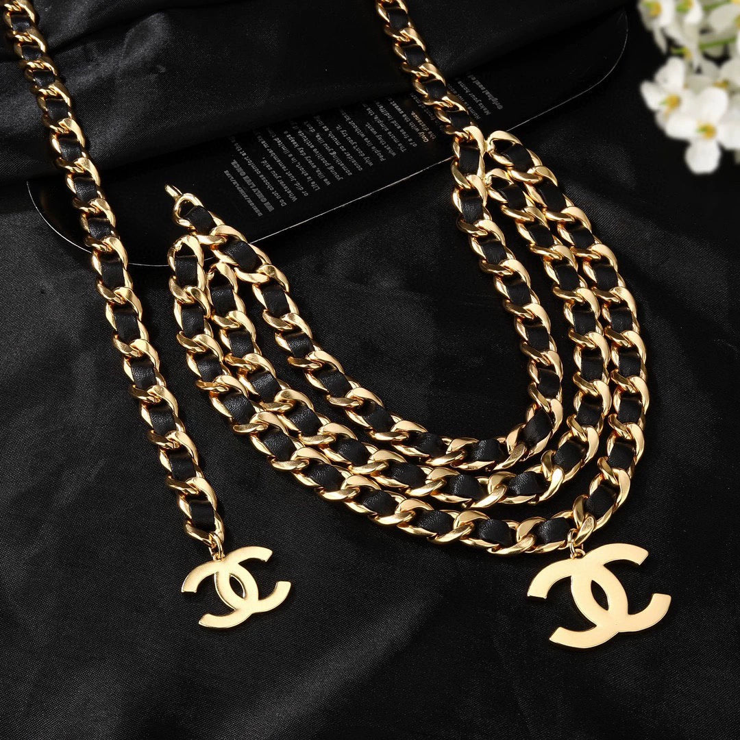 Sheepskin Double C Waist Chain