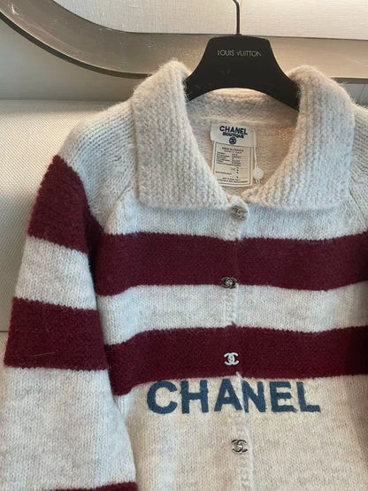 New striped cardigan (vintage series)