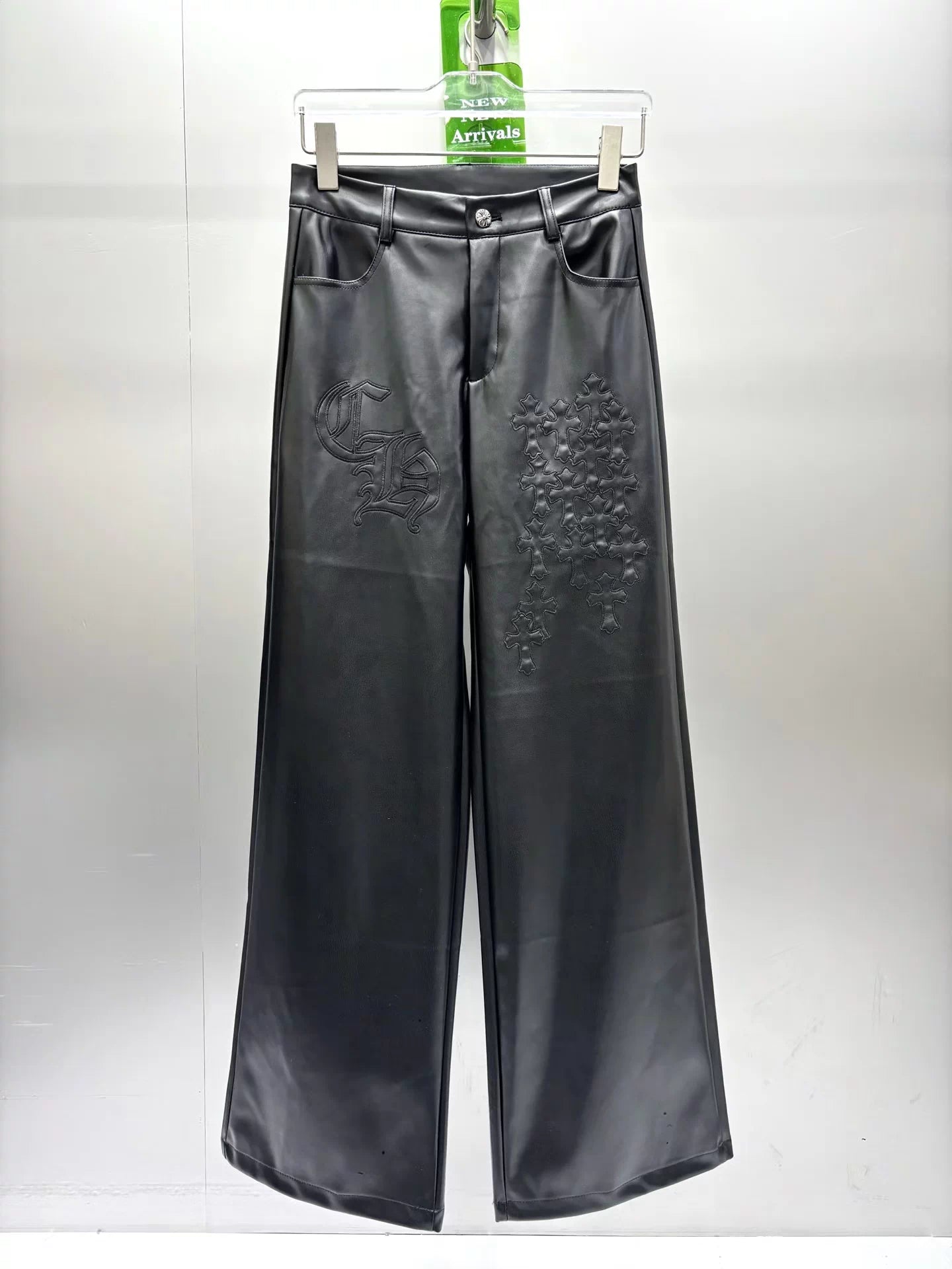 Plant protein leather pants