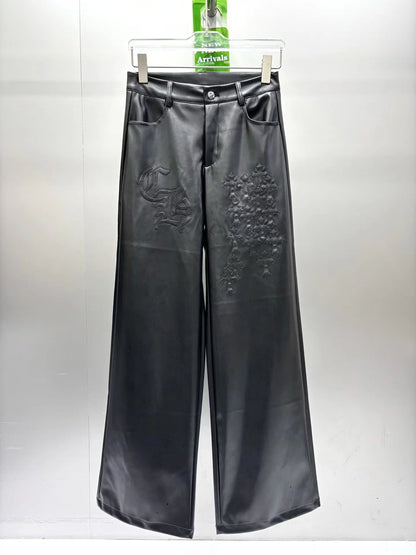 Plant protein leather pants