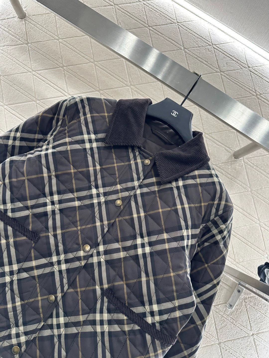 Plaid cotton jacket