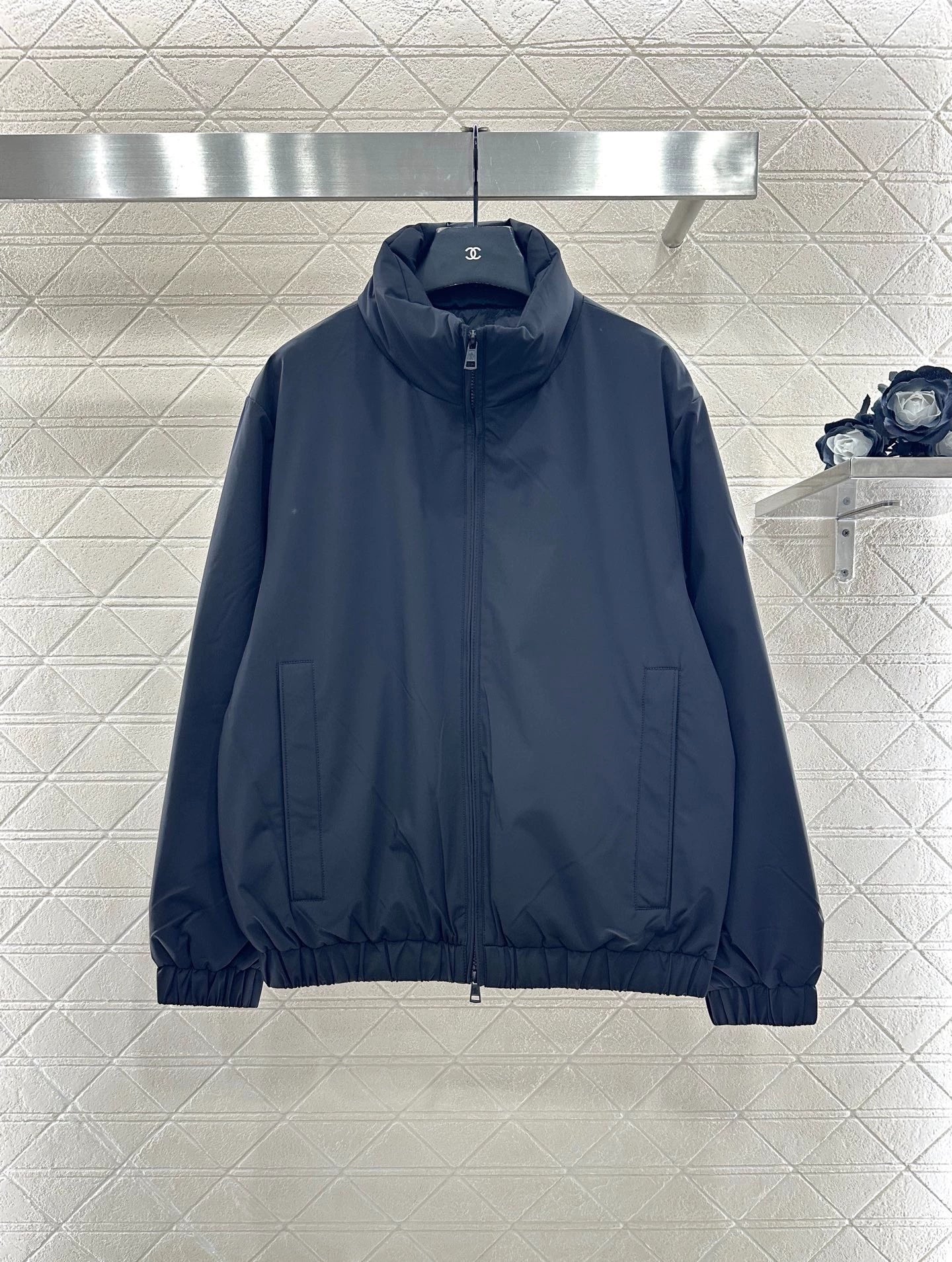 Standing collar cotton jacket