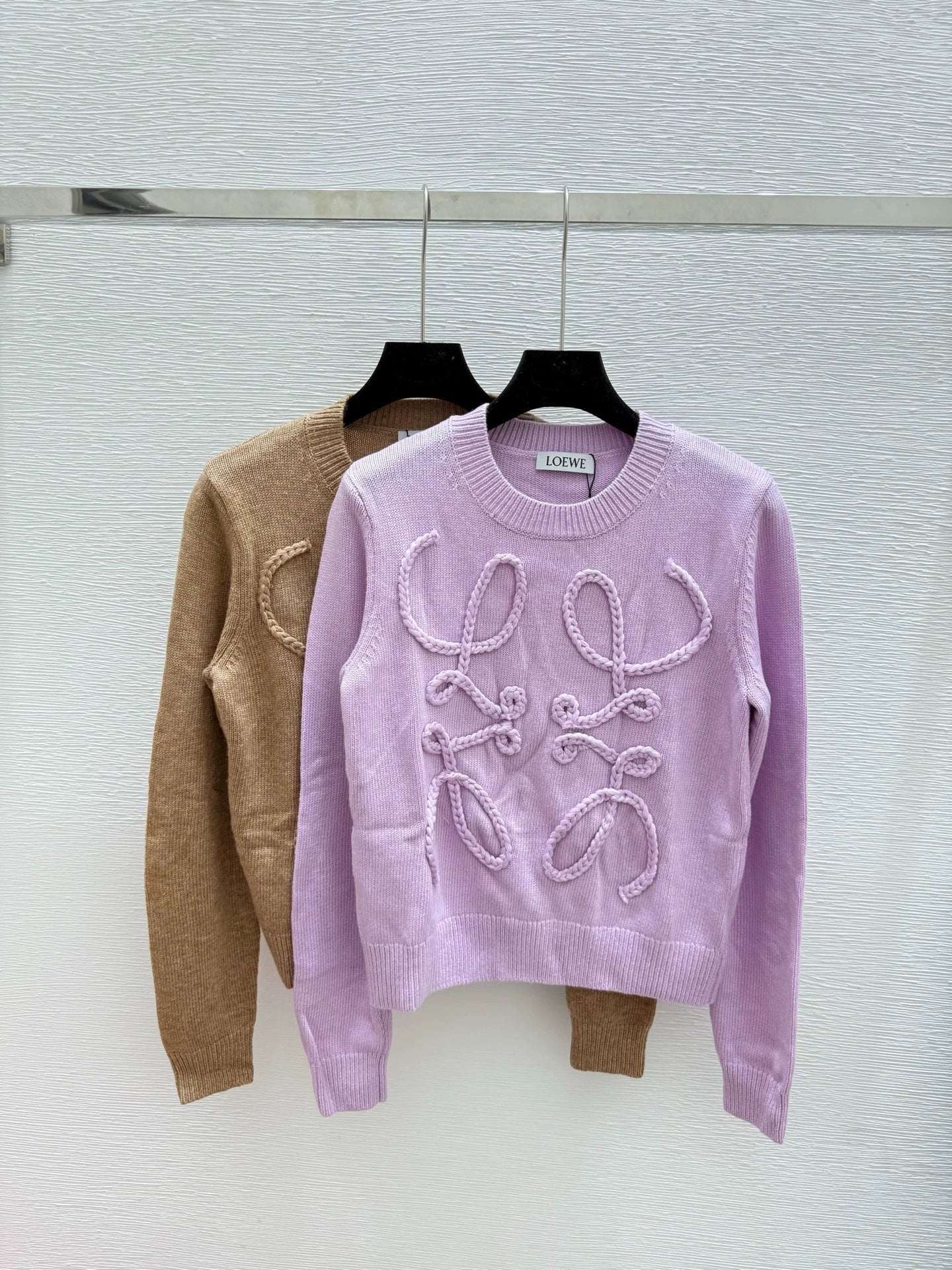 25fw Letter jacquard sweater