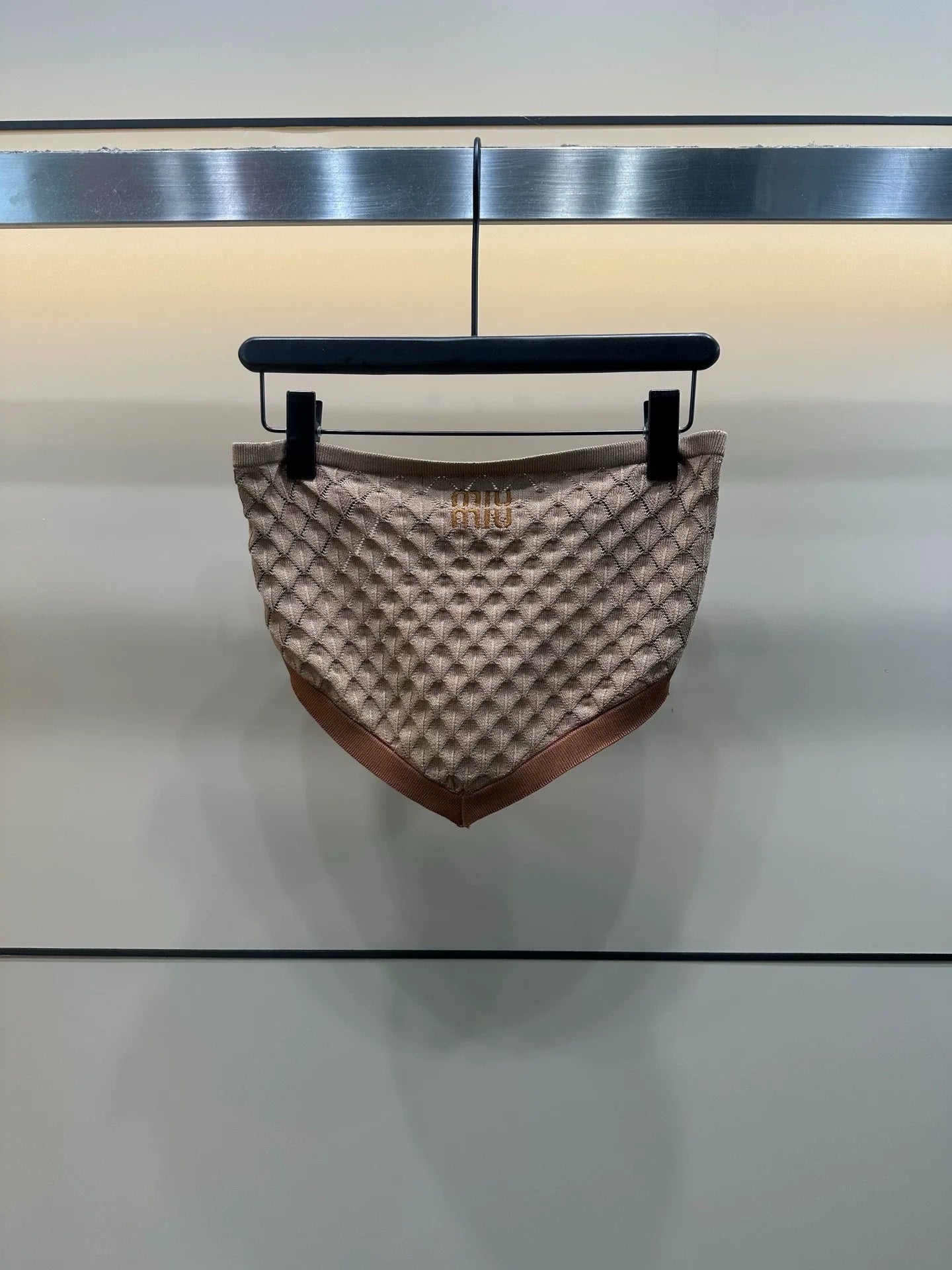 25 Summer new style dark pattern diamond tube top + skirt suit