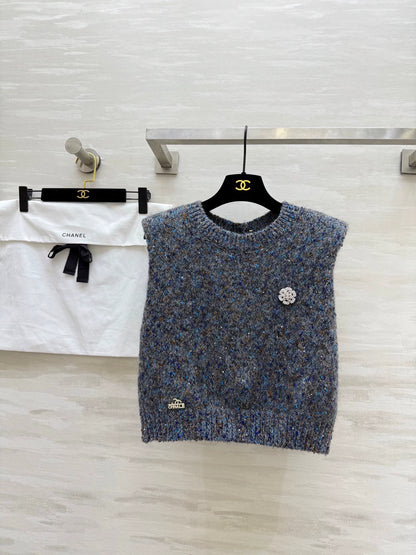 25fw Colorful reversible vest