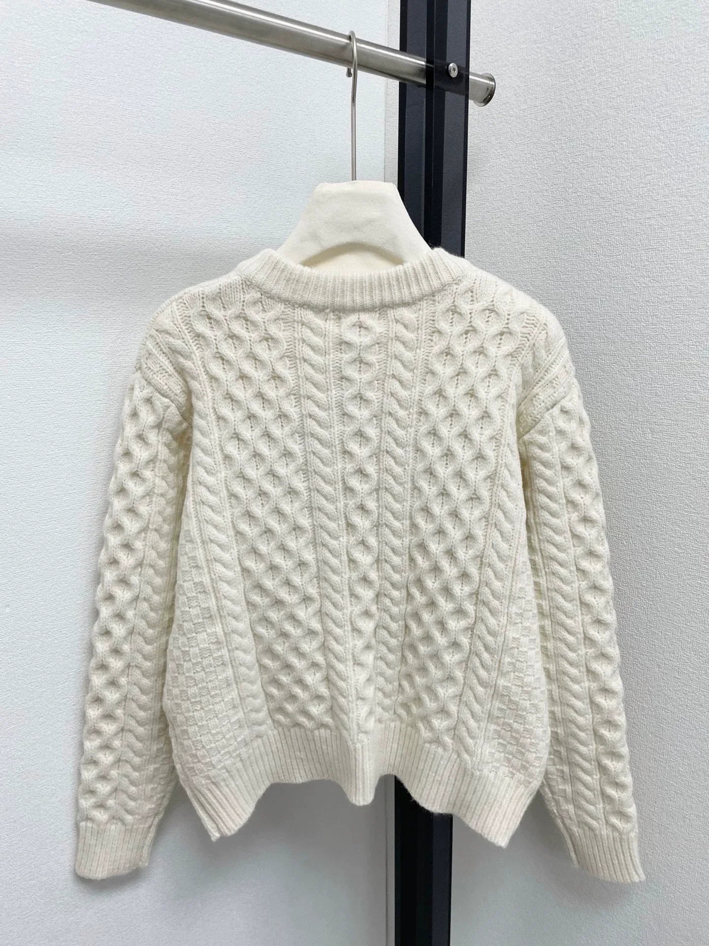 25fw Spinning door knitted cardigan