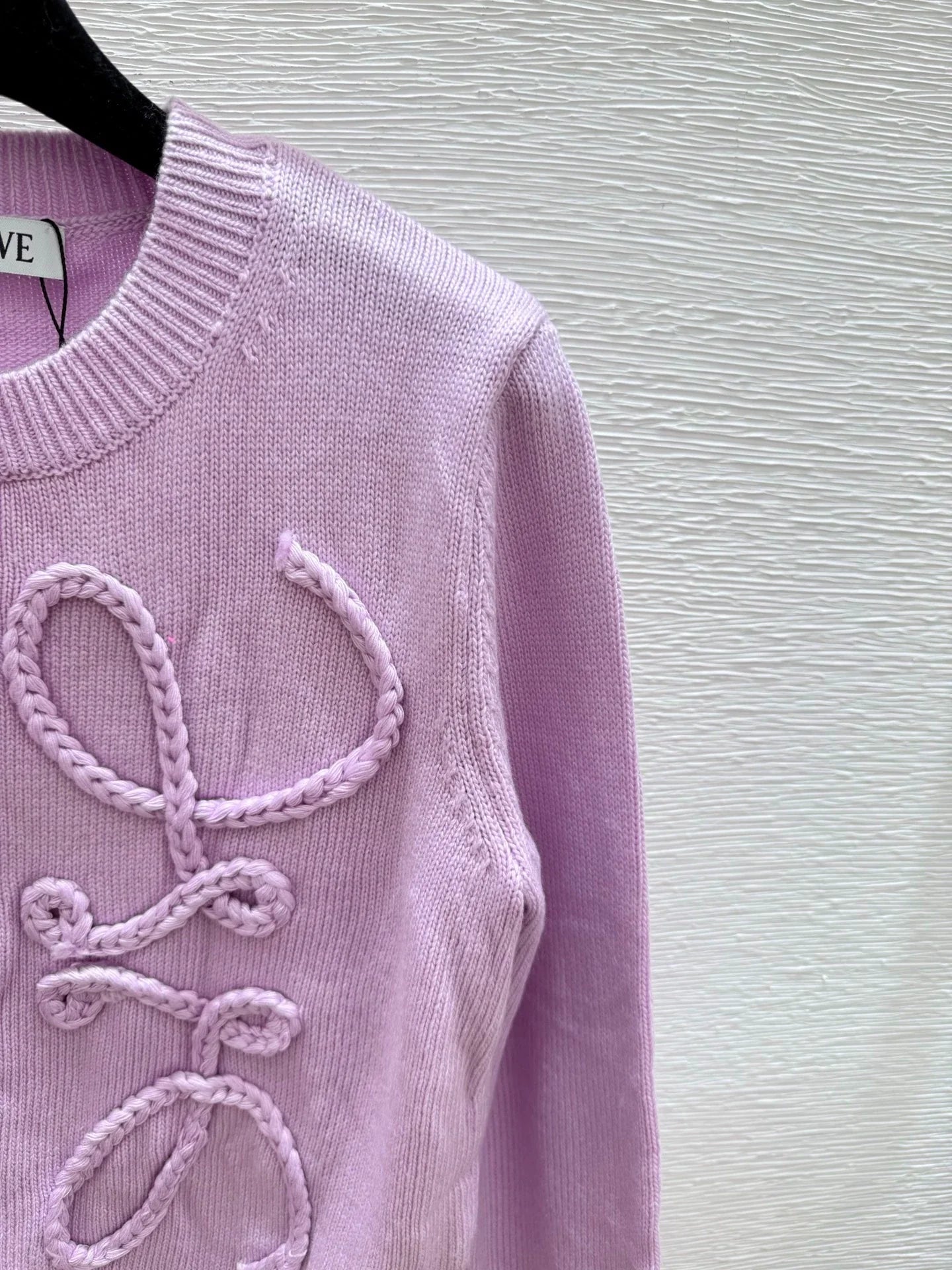 25fw Letter jacquard sweater