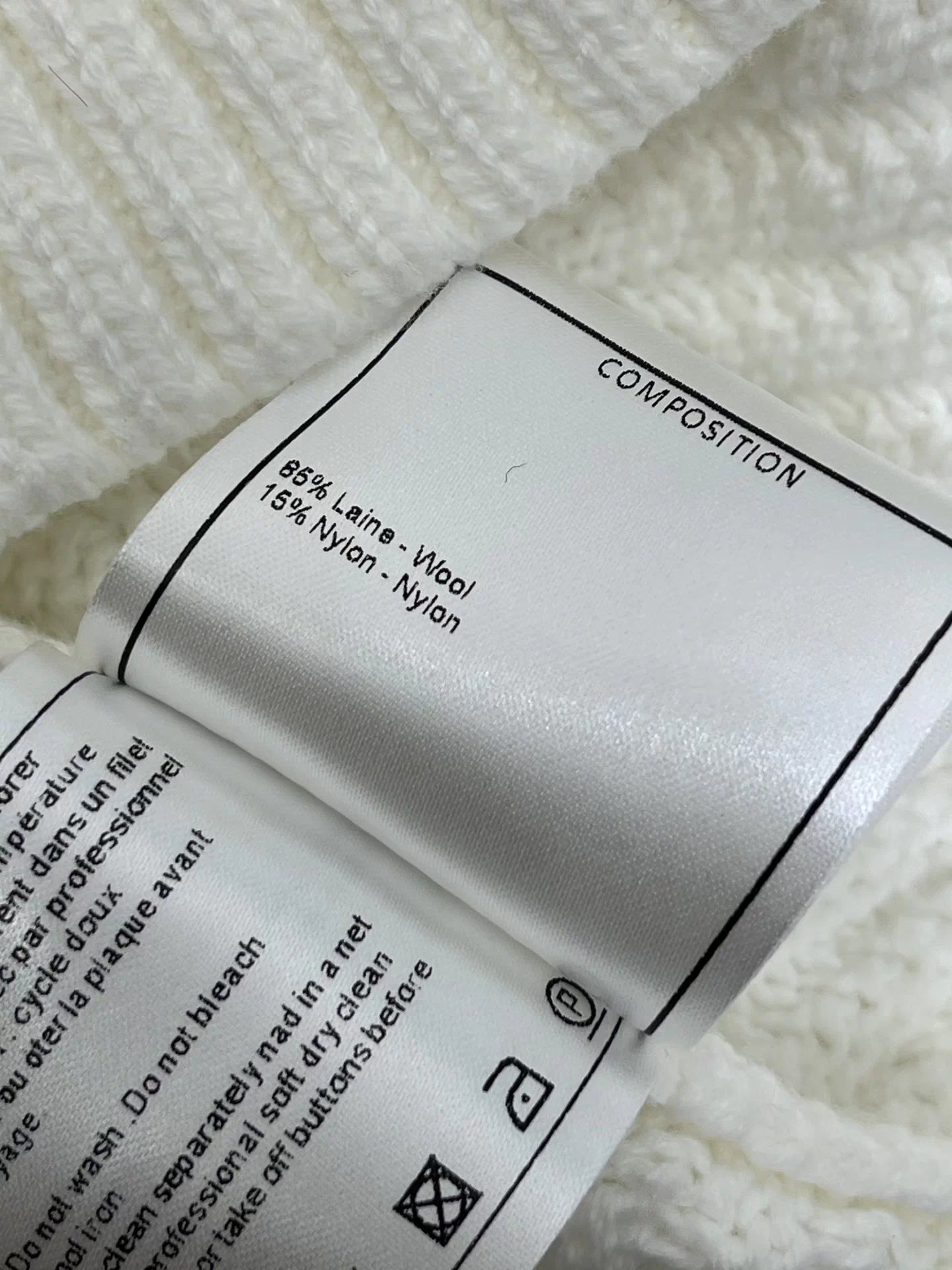 Letter knitted sweater