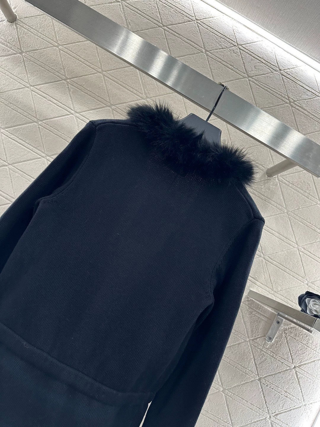 Knitted cardigan jacket