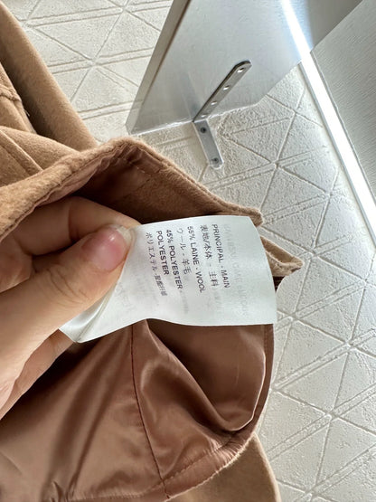 25fw lapel woolen coat