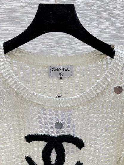 25fw Hollow knit sweater