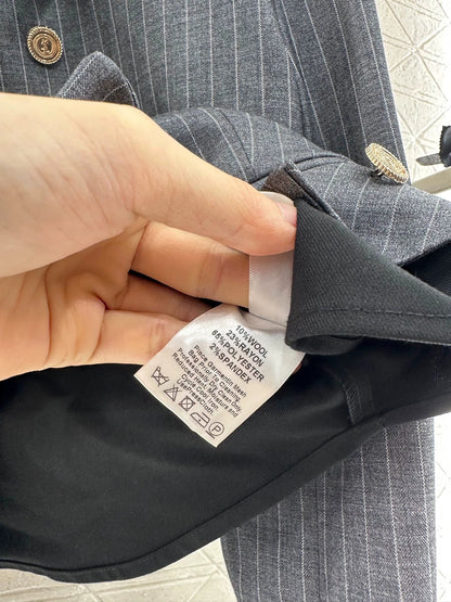 25fw Two piece striped set