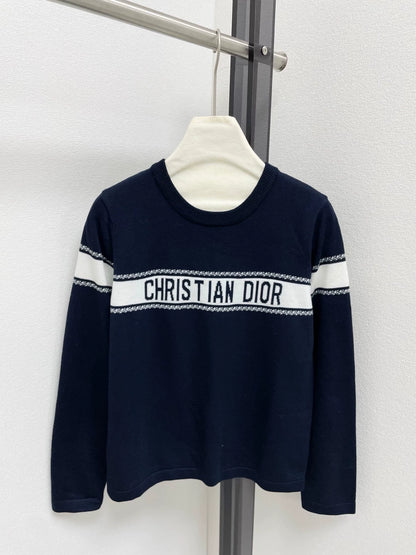 25fw Letter jacquard sweater