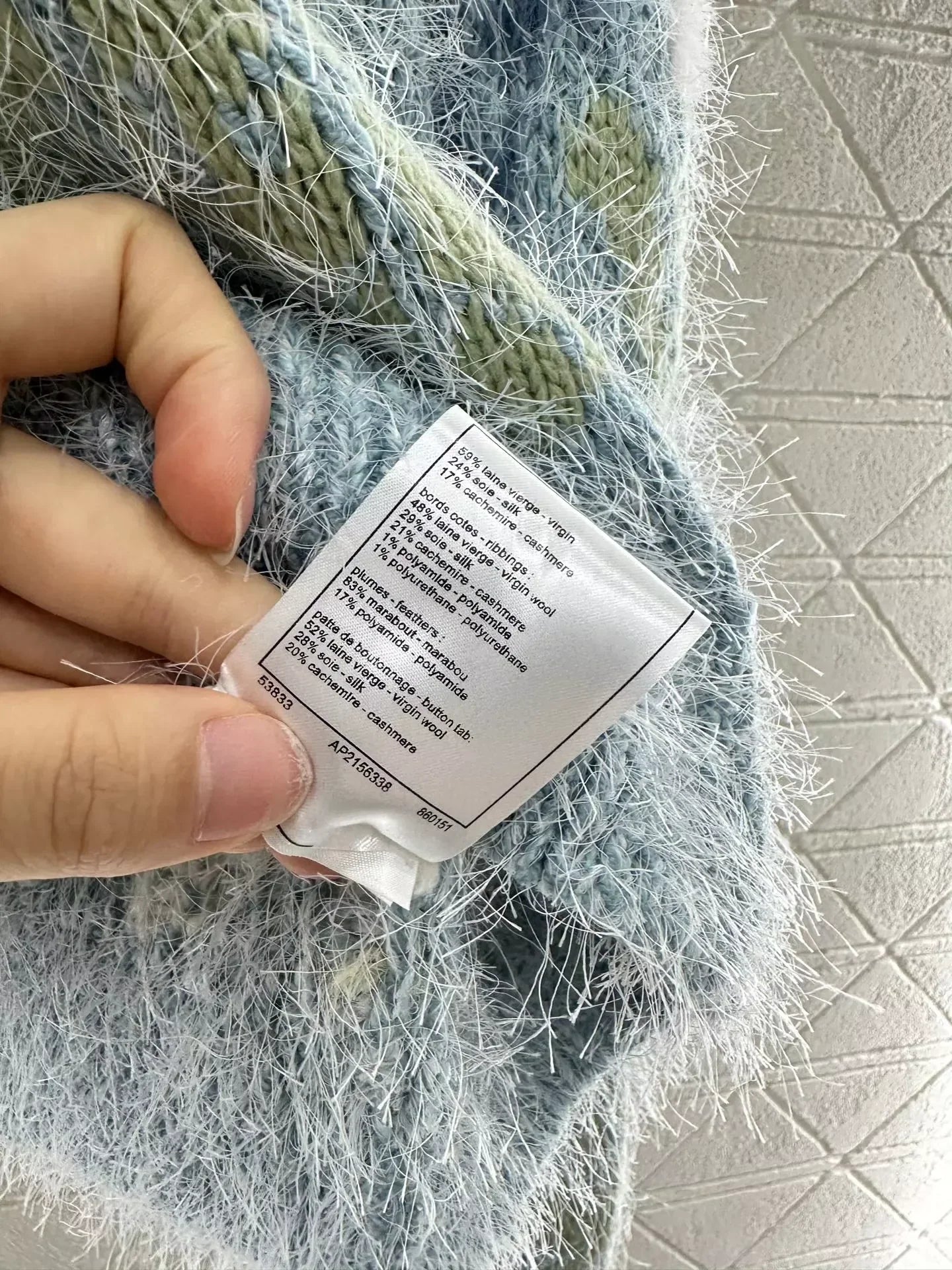 25fw Mohair knitted sweater