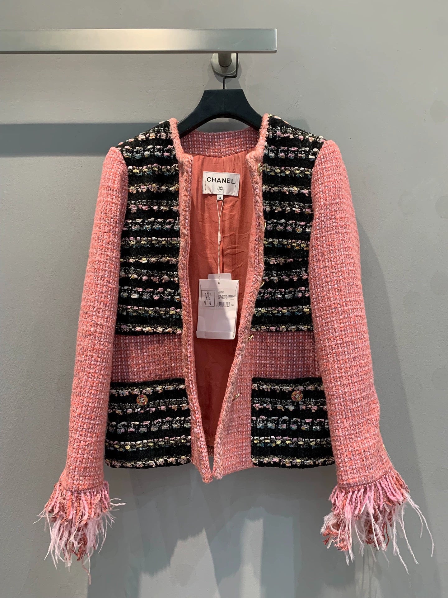 25fw Xiaoxiangfeng pink jacket（Medieval Series）