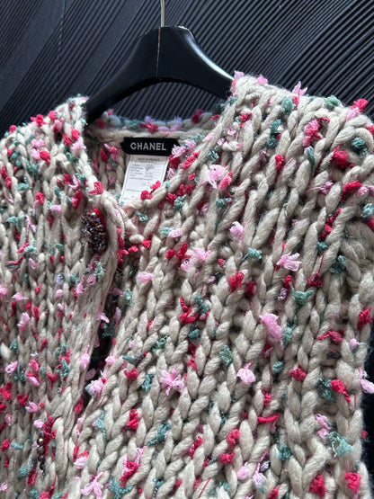 25fw Colorful woven vest（Medieval Series）