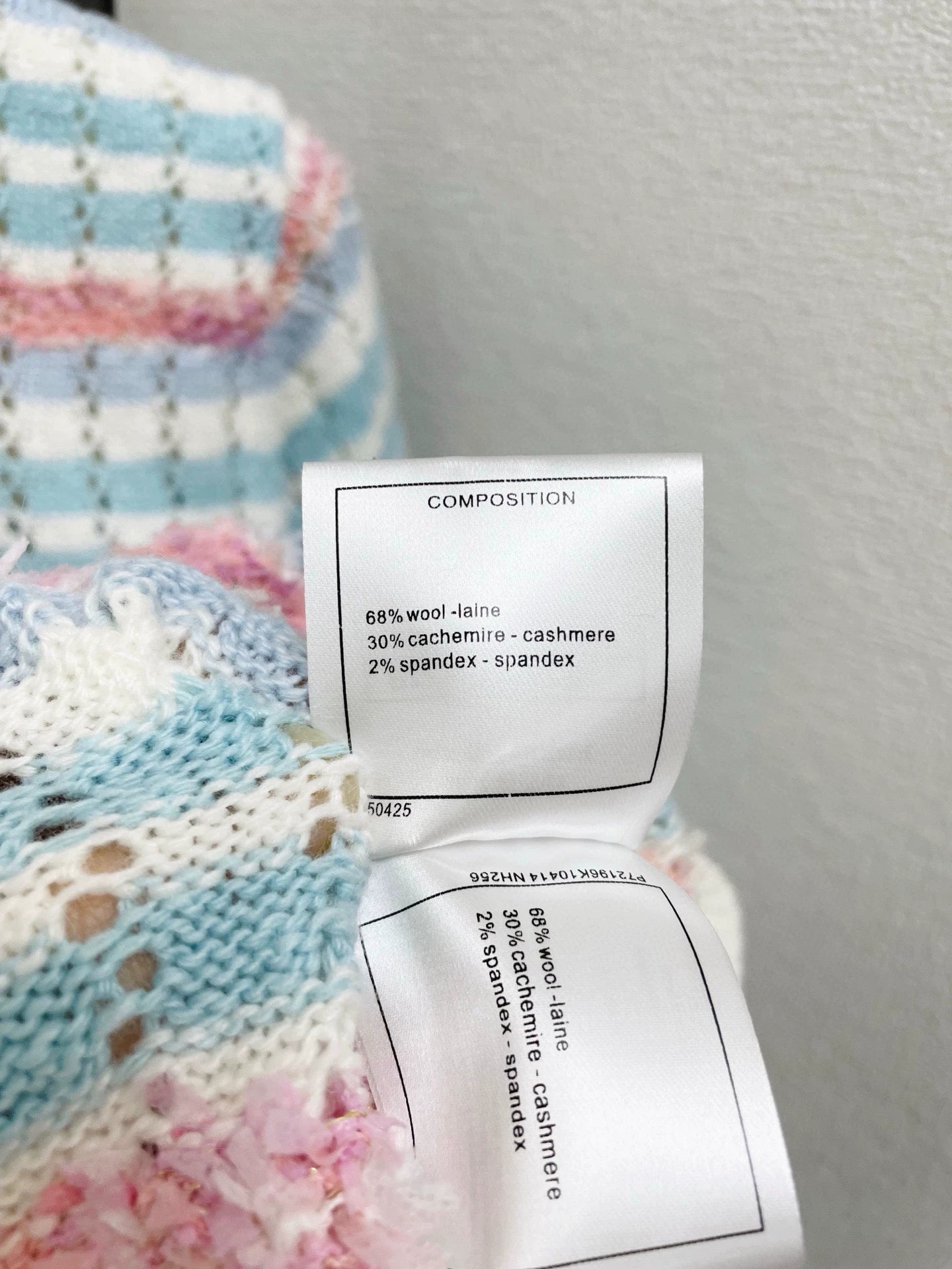 Striped knitted sweater