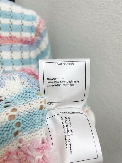 Striped knitted sweater