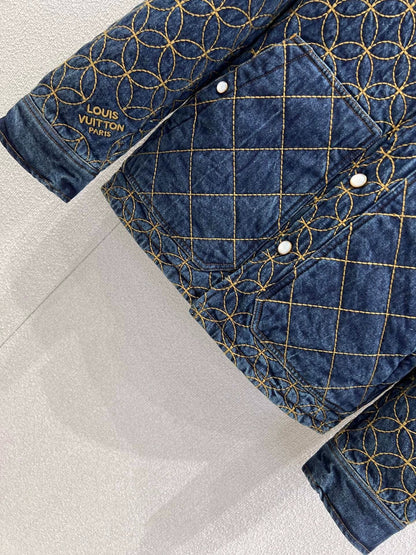 Retro Embroidered Denim Jacket