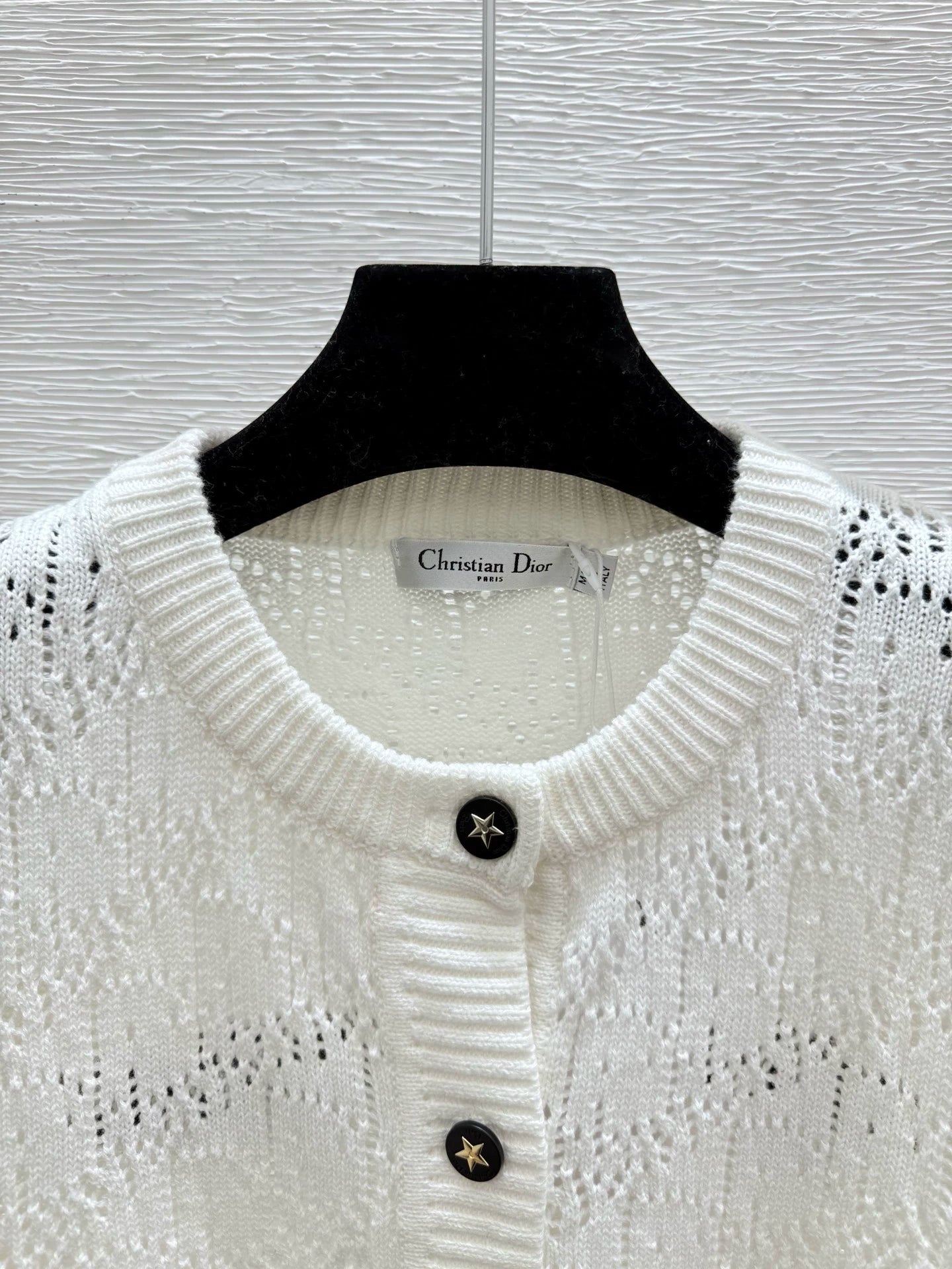 25fw Hollow knit cardigan