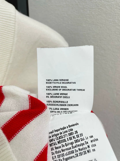 25fw Striped knitted cardigan