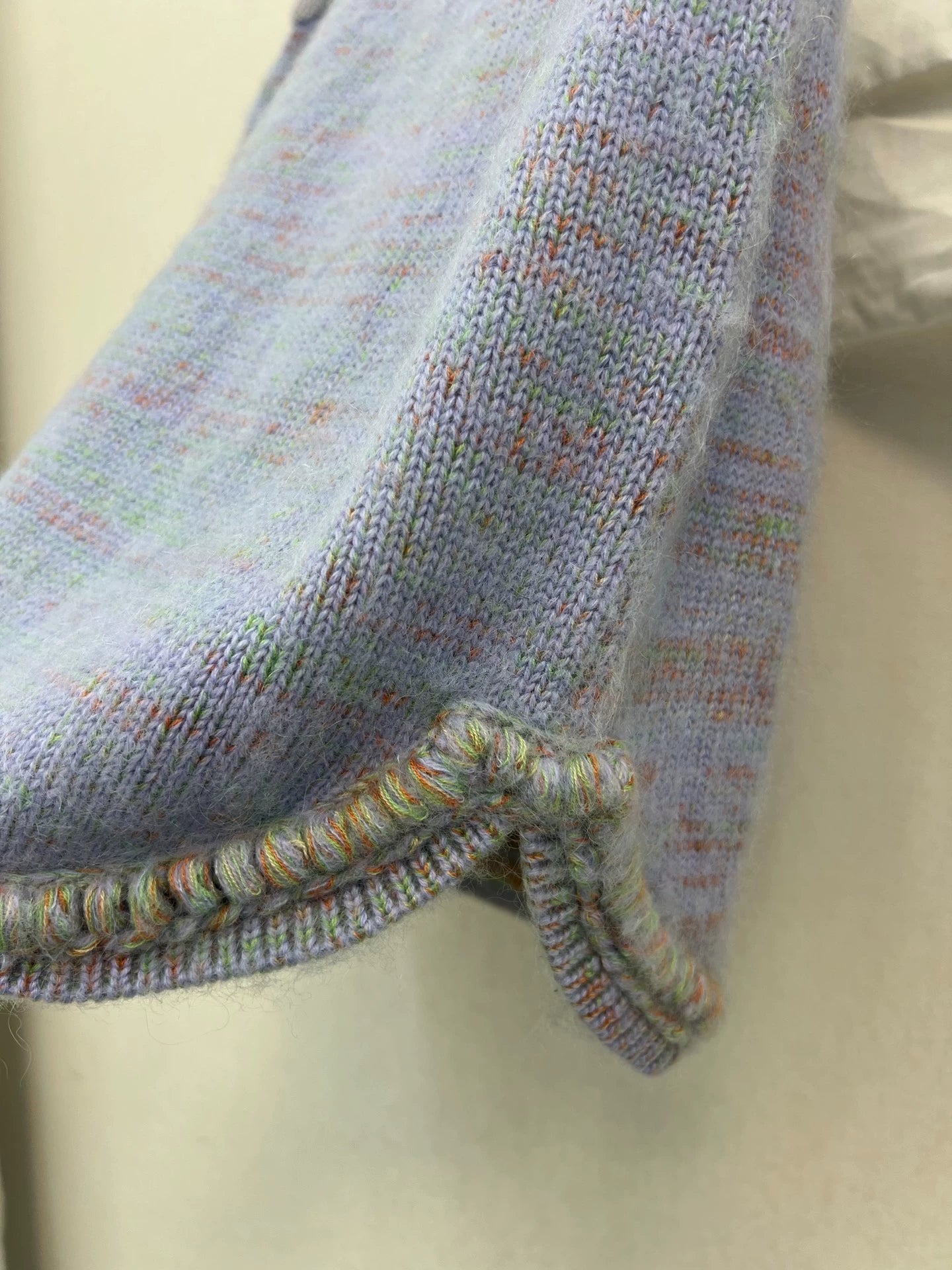 25fw Purple knitted cardigan