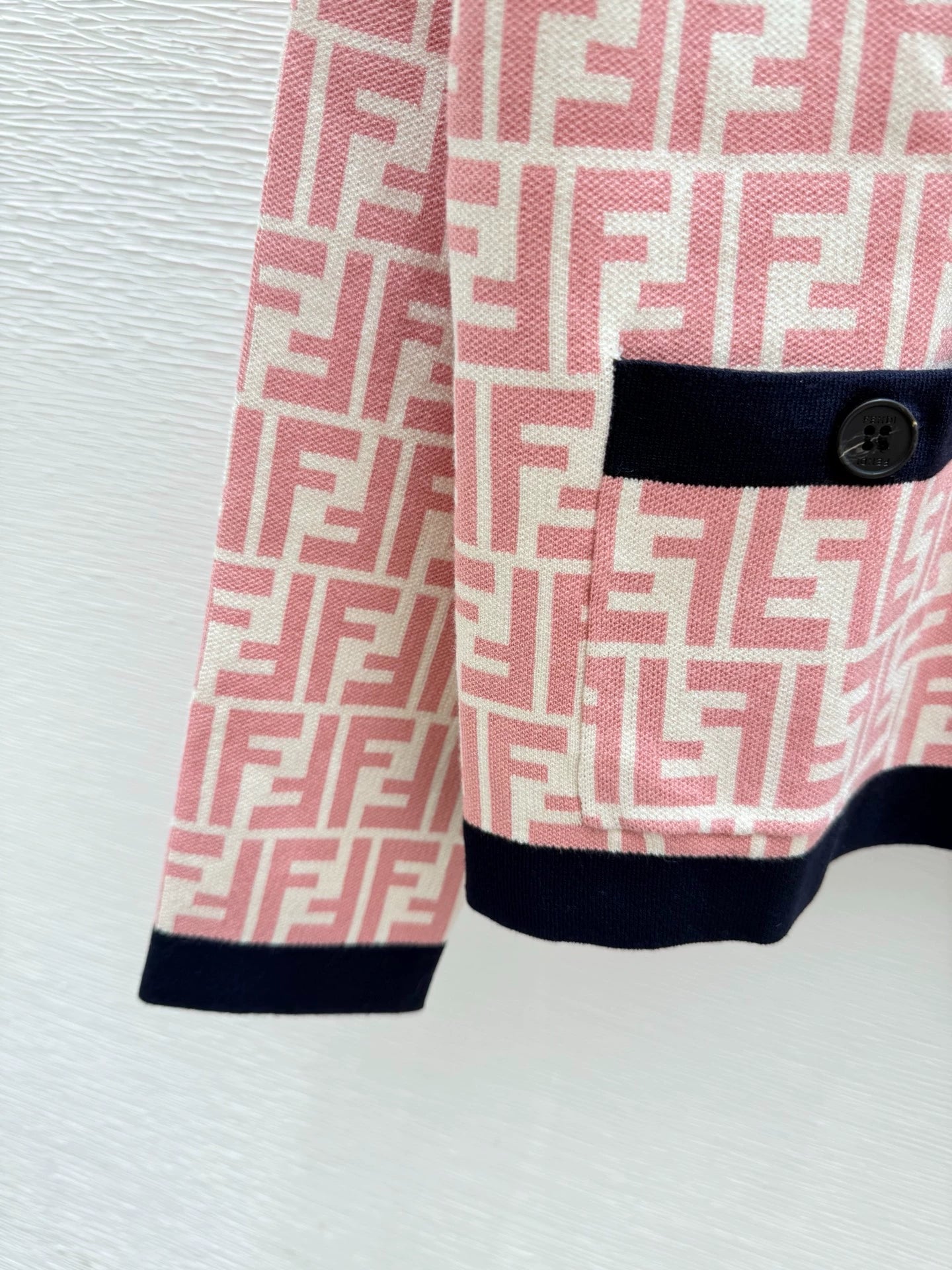 25fw Old flower knitted cardigan