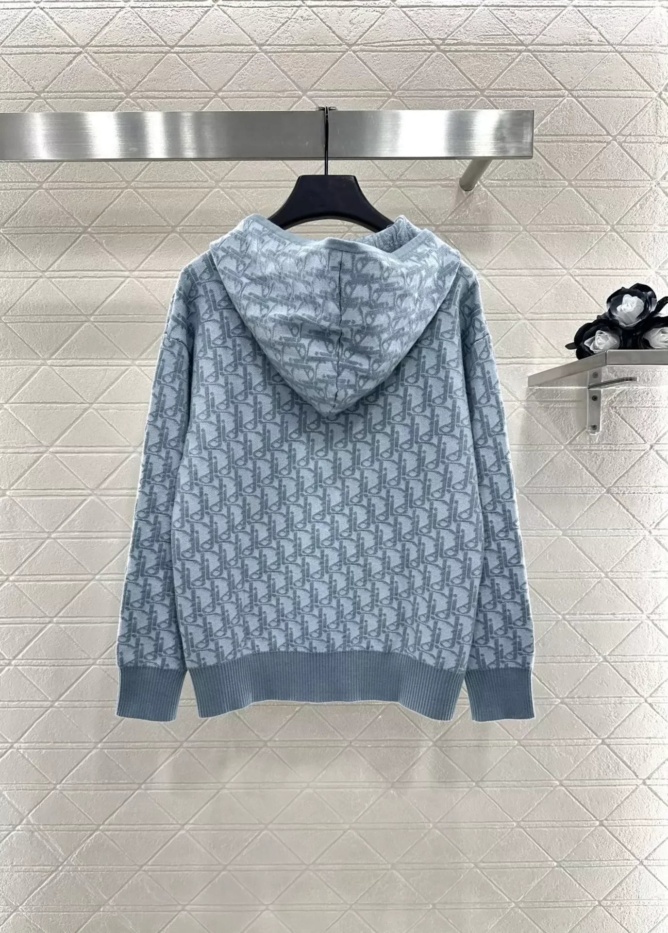 25fw Knitted hooded sweater