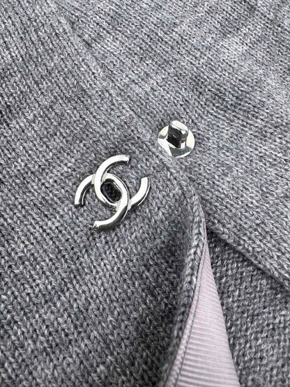 25fw Backpack buckle knitted cardigan