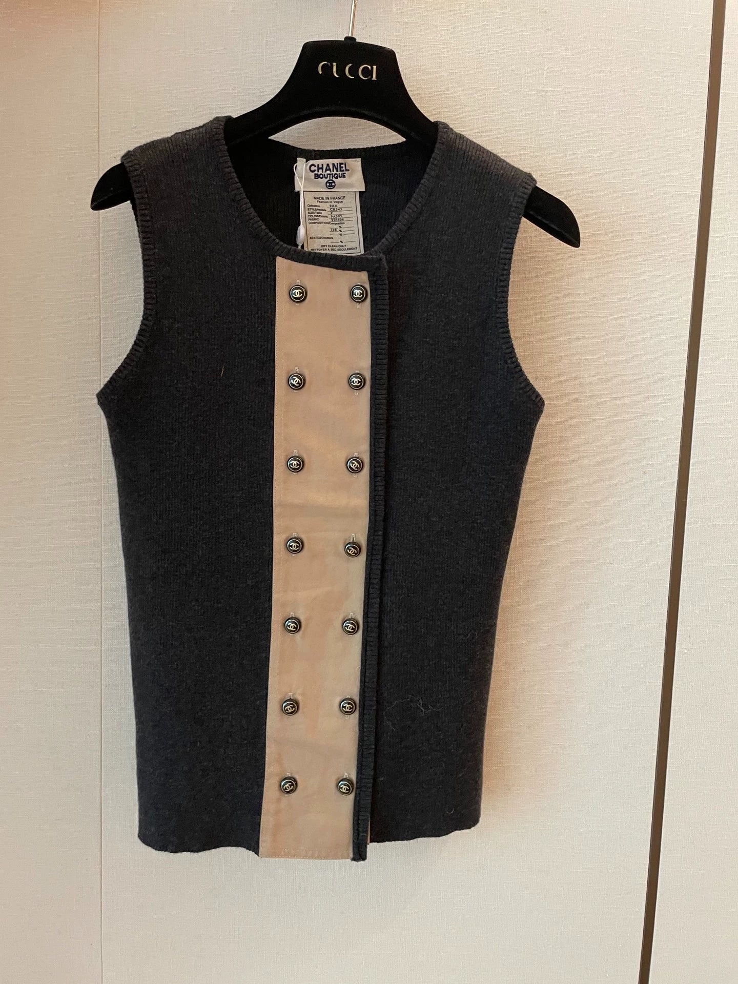 25fw Retro design sleeveless vest（Medieval Series）