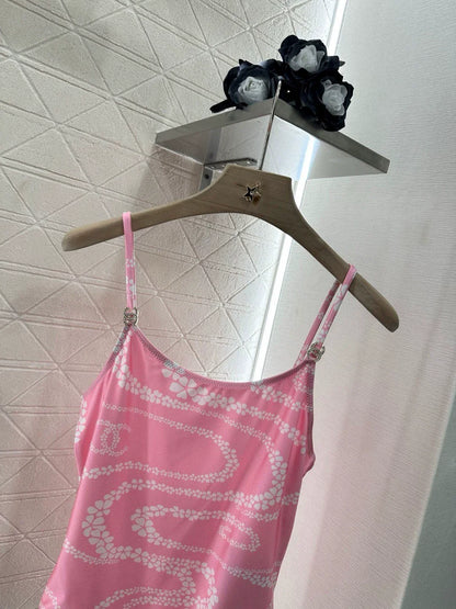 25 New Printed Halter Swimsuit