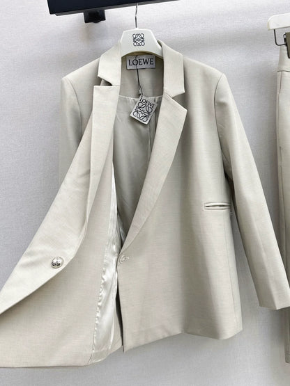 25fw Side button decorative suit jacket