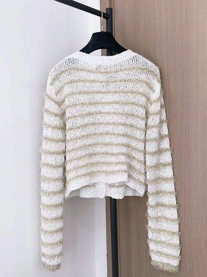 25fw Round neck cardigan