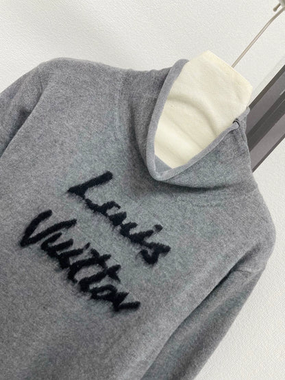 25fw Half high neck knitted sweater