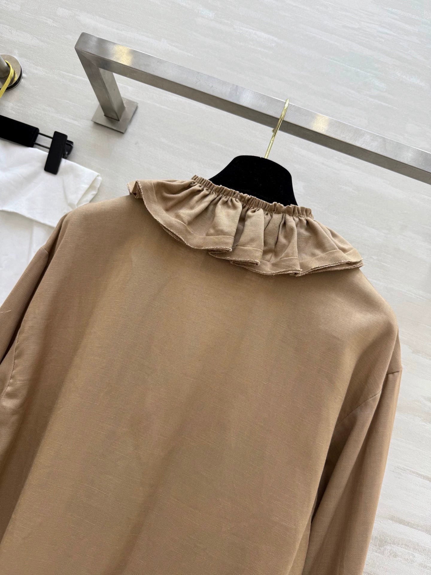 25fw Cotton and linen pleated shirt（Medieval Series）