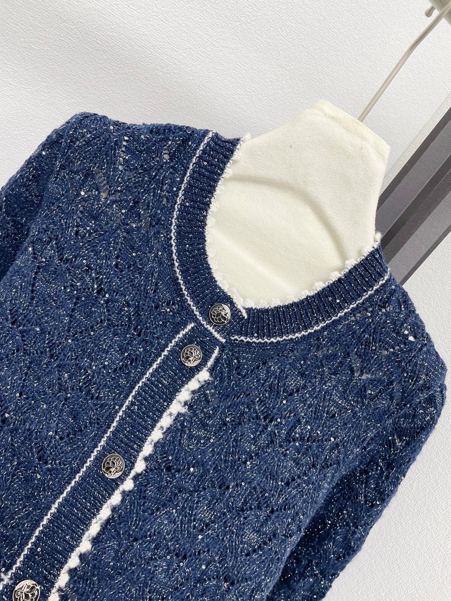 25fw Pearl embellished cardigan