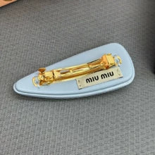 25 Leather Triangle Hairpin