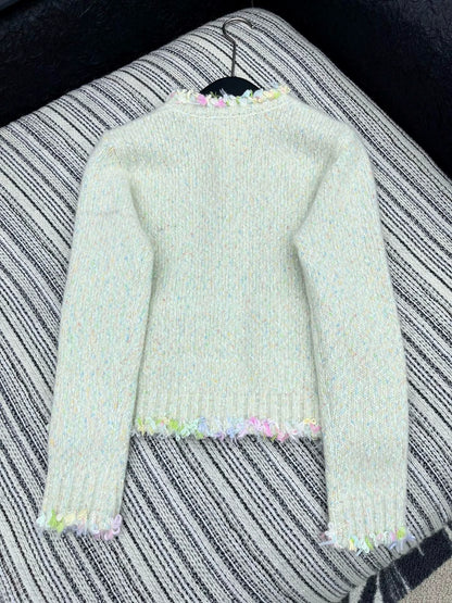 25fw Lace round neck jacket