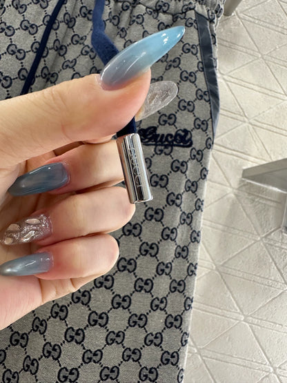 25fw Jacquard casual drawstring leg tied pants