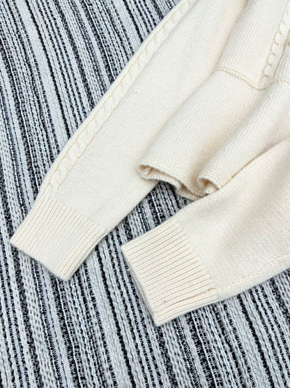 25fw Hook flower lotus leaf cardigan