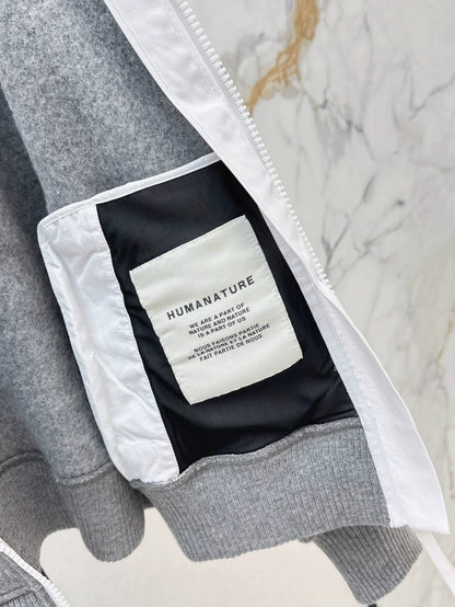 25fw Wool sports sweatshirt jacket