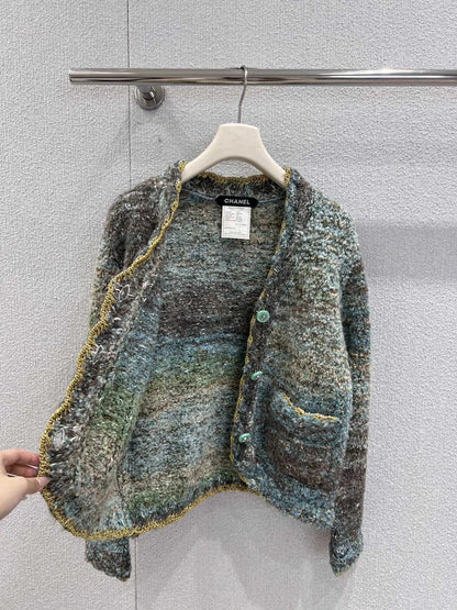 Misty Forest V-neck Knitted Cardigan