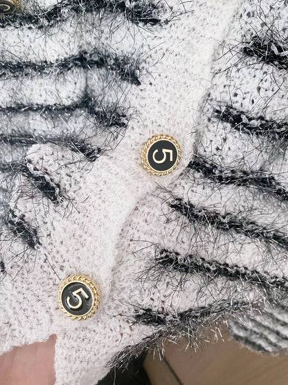 25fw Round neck cardigan