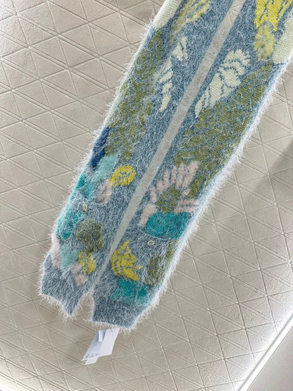 25fw Mohair knitted scarf